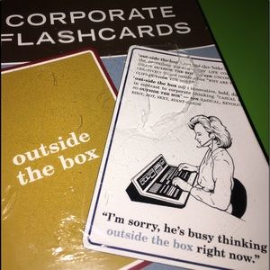 Business HUMOR flashcards office gag gift white elephant novelty facts trivia